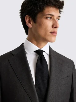 MOSS Tailored Twill Italian Suit Jacket Charcoal Best