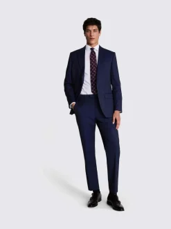 MOSS Regular Fit Stretch Suit Jacket Ink New