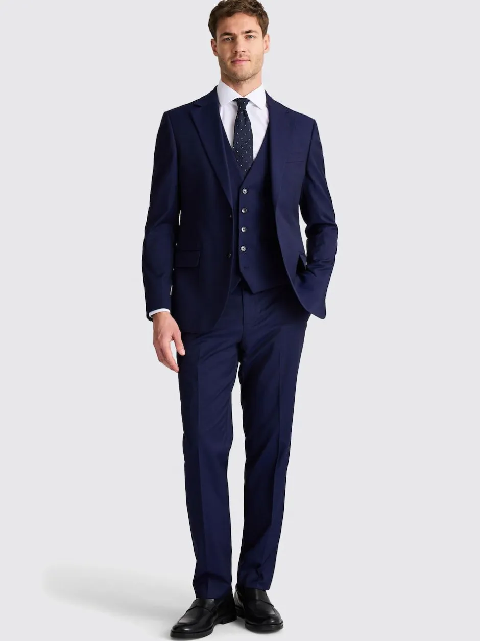 MOSS Tailored Regular Fit Stretch Suit Jacket Ink Outlet