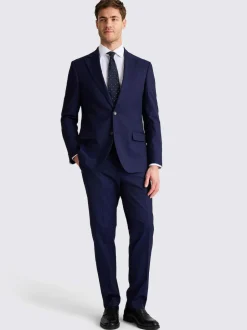 MOSS Tailored Regular Fit Stretch Suit Jacket Ink Outlet