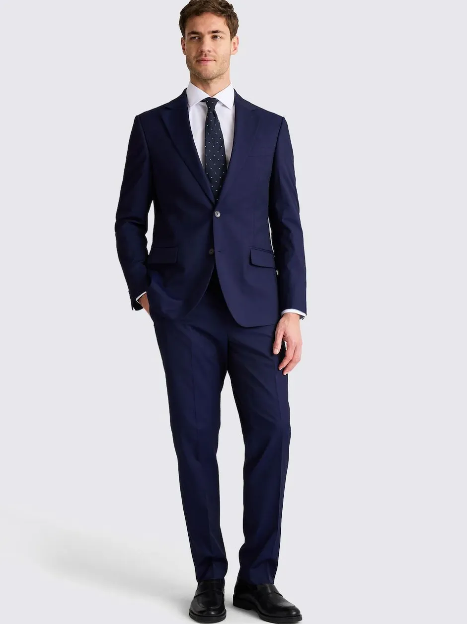 MOSS Tailored Regular Fit Stretch Suit Jacket Ink Outlet