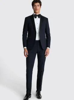 MOSS Midnight Slim Fit Tuxedo Jacket New