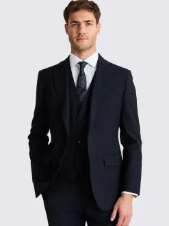 MOSS Navy Tailored Performance Suit Jacket Sale