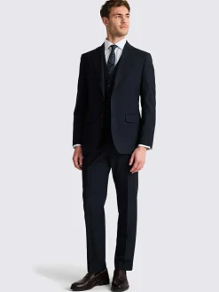 MOSS Navy Tailored Performance Suit Jacket Sale