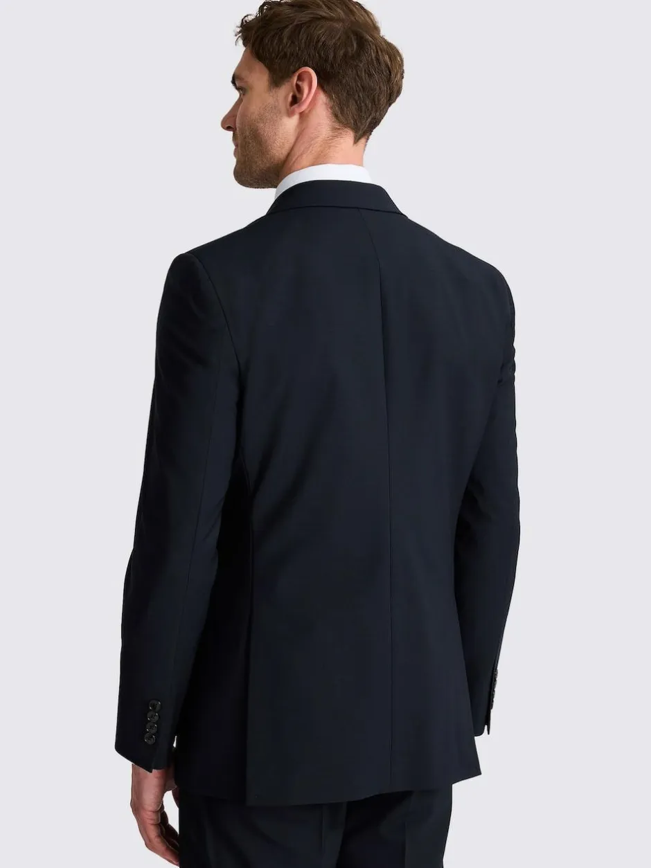 MOSS Navy Tailored Performance Suit Jacket Sale