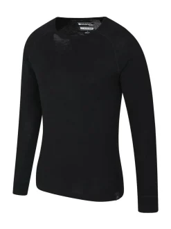 Mountain Warehouse Merino Thermal Tops 2 Pack Black New