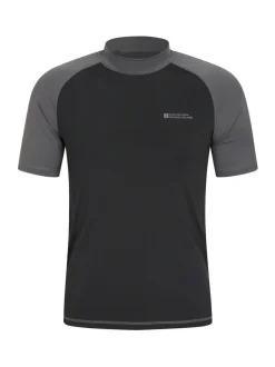 Mountain Warehouse Mens UV Rash Vest Black Sale
