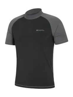 Mountain Warehouse Mens UV Rash Vest Black Sale