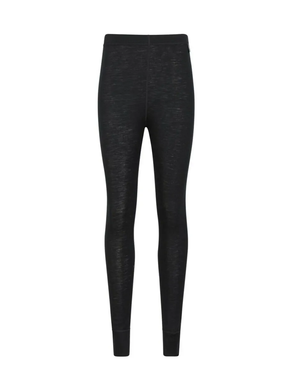 Mountain Warehouse Black Womens Merino Thermal Trousers Multipack New