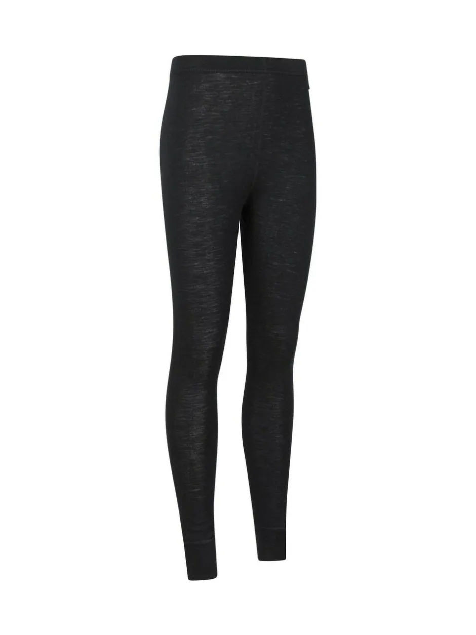 Mountain Warehouse Black Womens Merino Thermal Trousers Multipack New