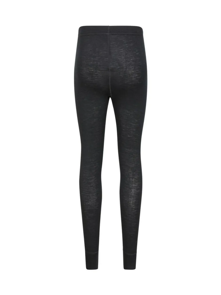 Mountain Warehouse Black Womens Merino Thermal Trousers Multipack New