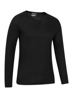 Mountain Warehouse Mens Talus Thermal Top Black
