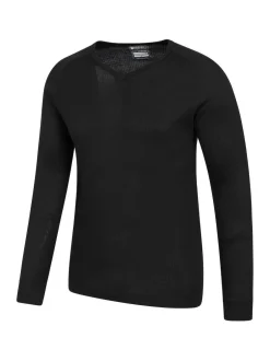 Mountain Warehouse Mens Talus Thermal Top Black