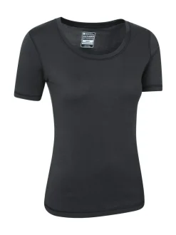 Mountain Warehouse Black Keep The Heat Short Sleeve T-Shirt Sale