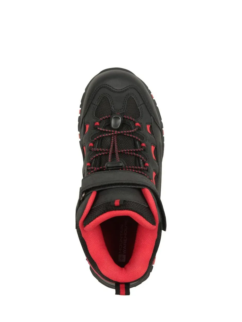 Mountain Warehouse Black Adventurer Kids Adaptive Walking Boots Best
