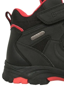 Mountain Warehouse Black Adventurer Kids Adaptive Walking Boots Best