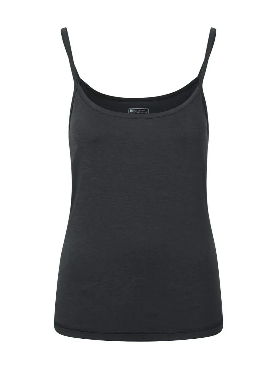 Mountain Warehouse Black Keep The Heat Isotherm Cami Top Outlet