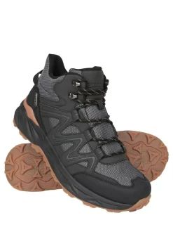 Mountain Warehouse Black Trail Blazer Mens Waterproof Walking Boots Outlet