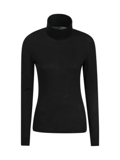 Mountain Warehouse Black Womens Merino Thermal Top Discount