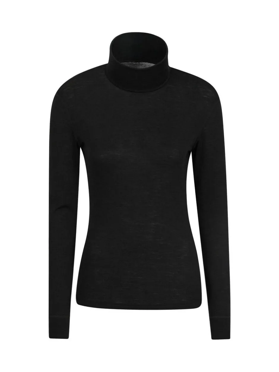 Mountain Warehouse Black Womens Merino Thermal Top Discount