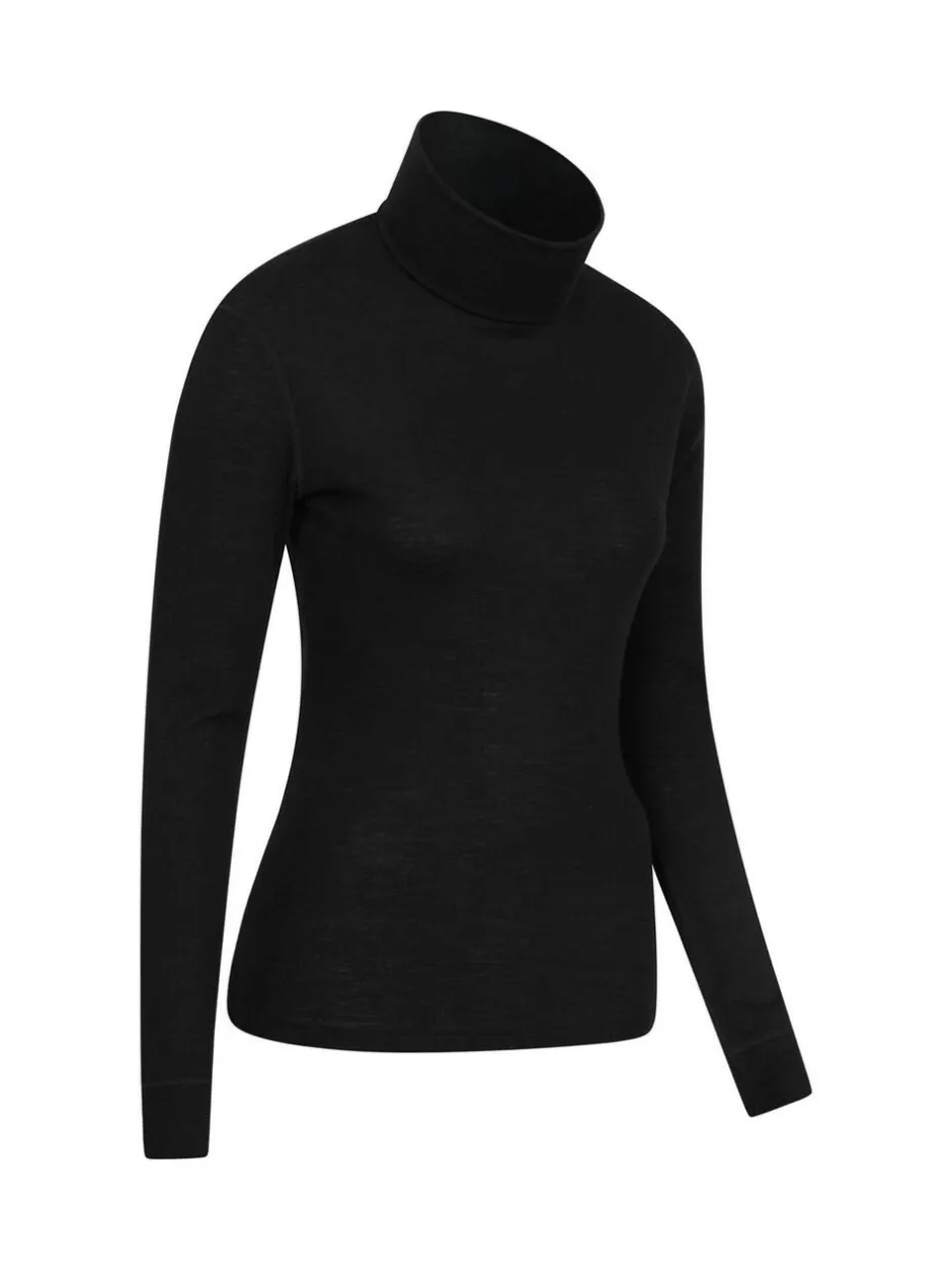 Mountain Warehouse Black Womens Merino Thermal Top Discount