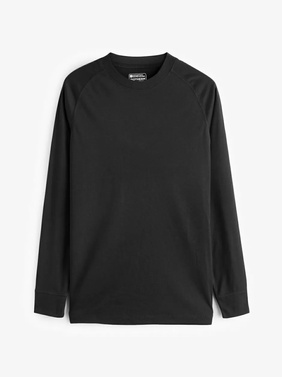 Mountain Warehouse Talus Mens Thermal Tops 2 Pack Black Hot