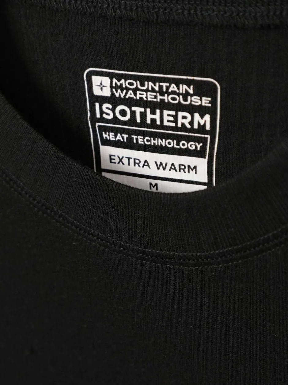 Mountain Warehouse Talus Mens Thermal Tops 2 Pack Black Hot