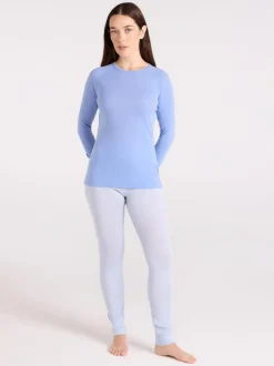 Mountain Warehouse Merino II Quick Drying Thermal Base Layer Joggers Blue Chrome New