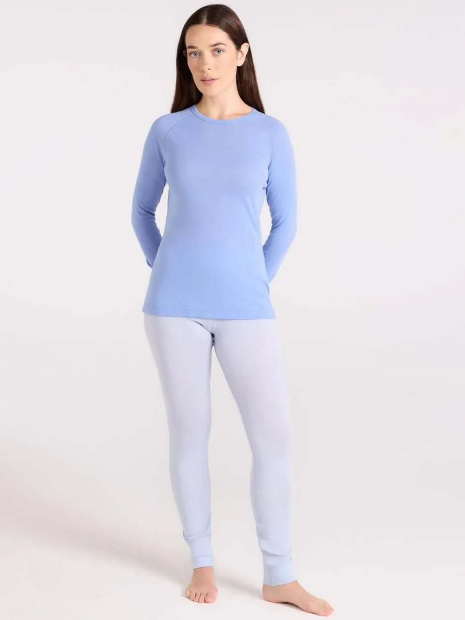 Mountain Warehouse Merino II Quick Drying Thermal Base Layer Joggers Blue Chrome New