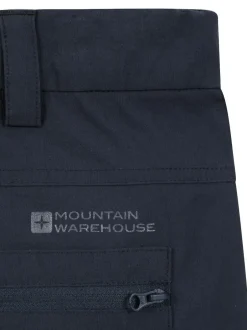 Mountain Warehouse Blue Mens Trek Walking Shorts New