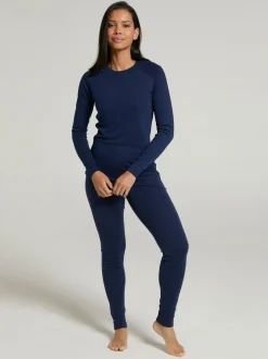 Mountain Warehouse Womens Talus Thermal Top & Joggers Set Blue Outlet