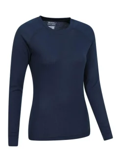 Mountain Warehouse Womens Talus Thermal Tops 2 Pack Blue Sale
