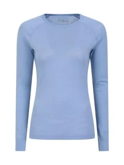 Mountain Warehouse Womens Merino II Thermal Top Blue Outlet