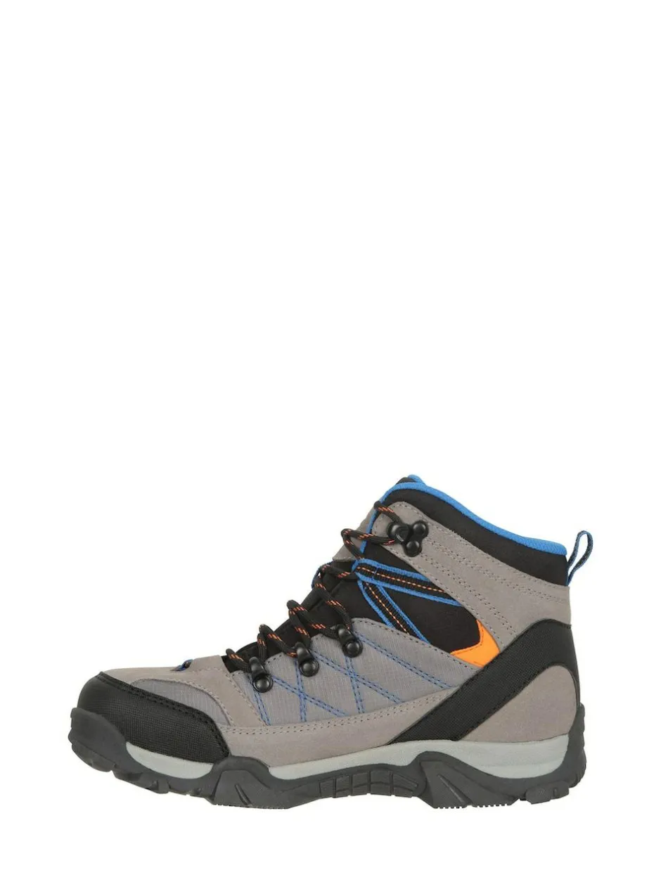 Mountain Warehouse Grey Kids Trail Waterproof Walking Boots