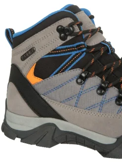 Mountain Warehouse Grey Kids Trail Waterproof Walking Boots