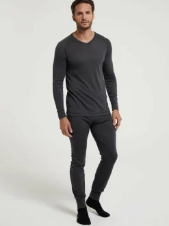 Mountain Warehouse Mens Talus Thermal Top Grey Clearance