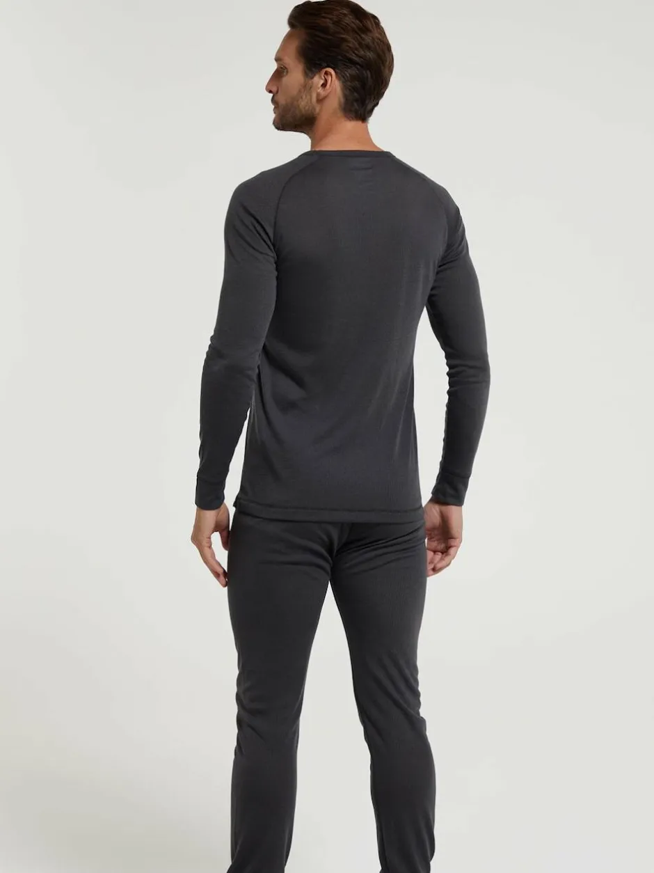 Mountain Warehouse Mens Talus Thermal Top Grey Clearance