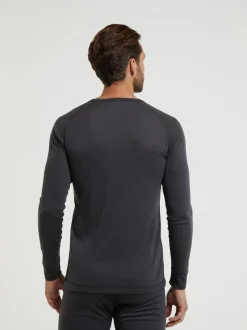 Mountain Warehouse Mens Talus Thermal Top Grey Clearance