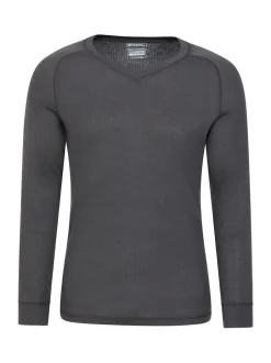 Mountain Warehouse Mens Talus Thermal Top Grey Clearance