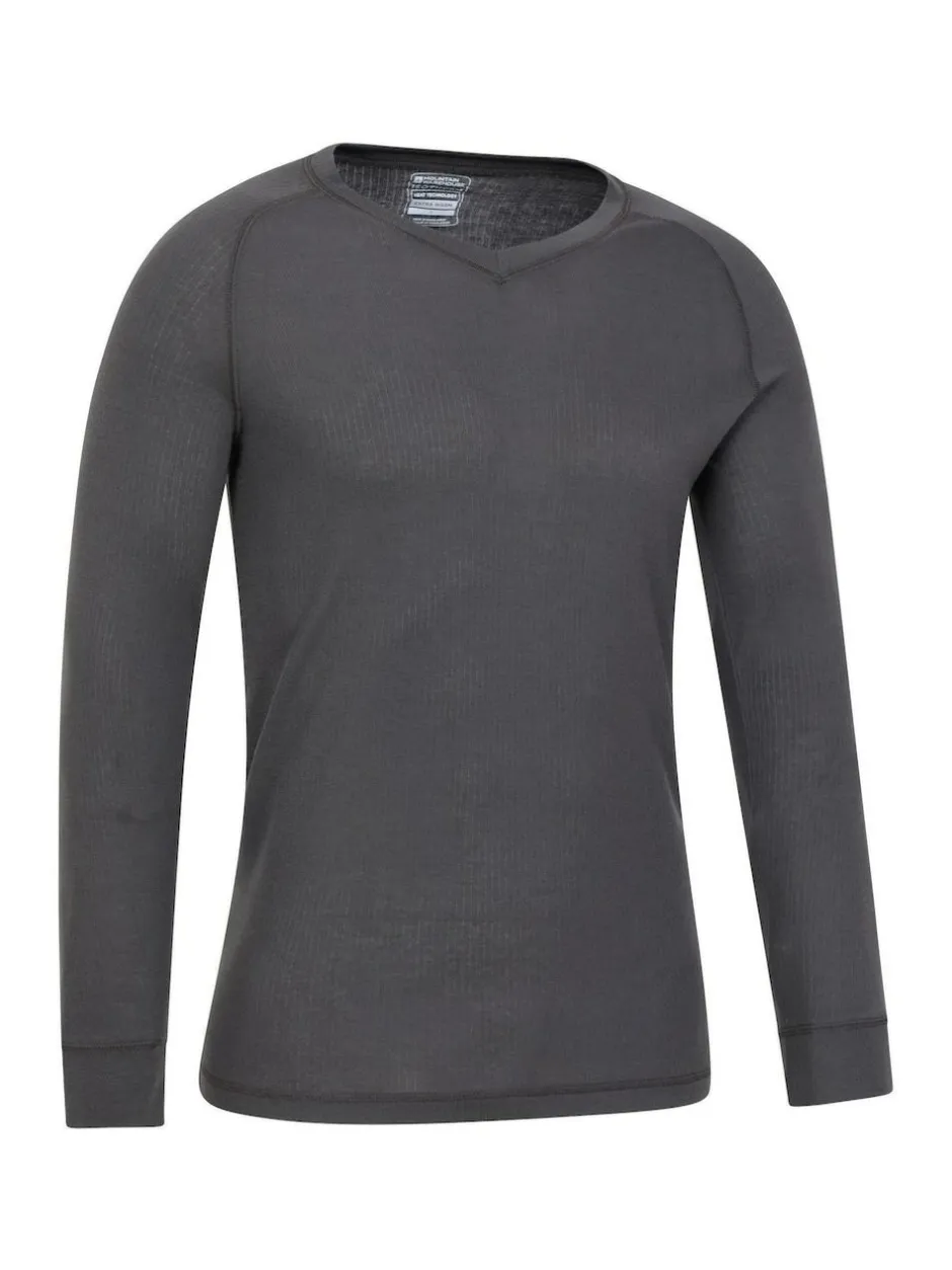 Mountain Warehouse Mens Talus Thermal Top Grey Clearance