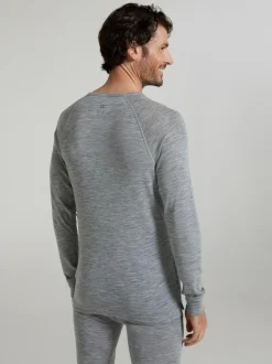 Mountain Warehouse Merino Mens Round Neck Thermal Top Grey Best