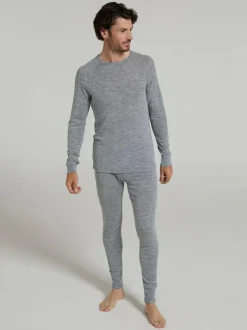Mountain Warehouse Merino Mens Round Neck Thermal Top Grey Best
