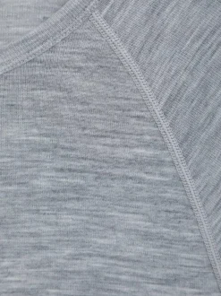 Mountain Warehouse Merino Mens Round Neck Thermal Top Grey Best