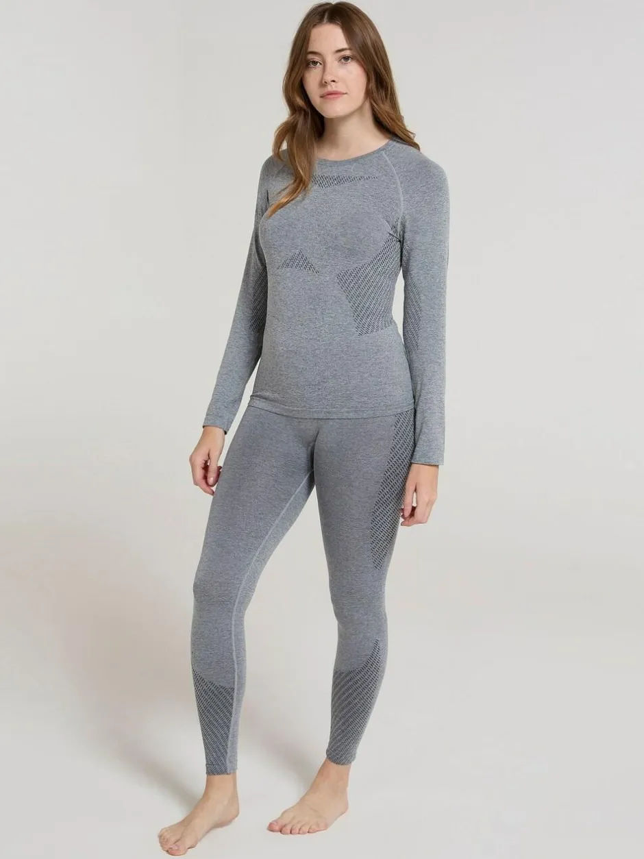 Mountain Warehouse Grey Off Piste II Thermal Top New
