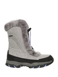 Mountain Warehouse Ohio Youth Adaptive Snow Boots Grey New