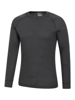Mountain Warehouse Talus Mens Thermal Tops 2 Pack Grey Clearance