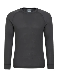 Mountain Warehouse Talus Mens Round Neck Thermal Top Grey Online
