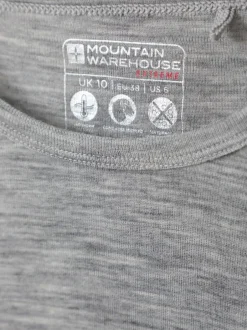 Mountain Warehouse Womens Merino II Thermal Top Grey Sale