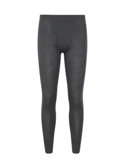 Mountain Warehouse Light Black Mens Merino II Thermal Baselayer Joggers Clearance