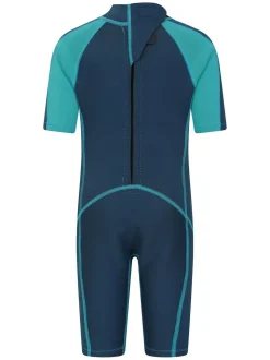 Mountain Warehouse Kids Shorty 2.5/2mm Wetsuit Mid Blue Denim Discount